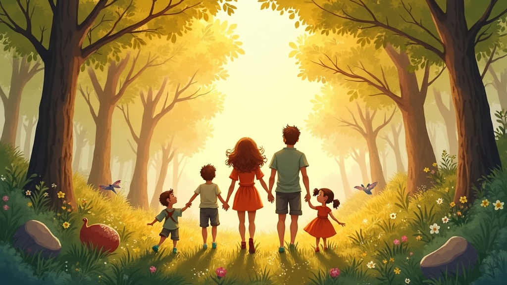 Die ganze Familie im Buch